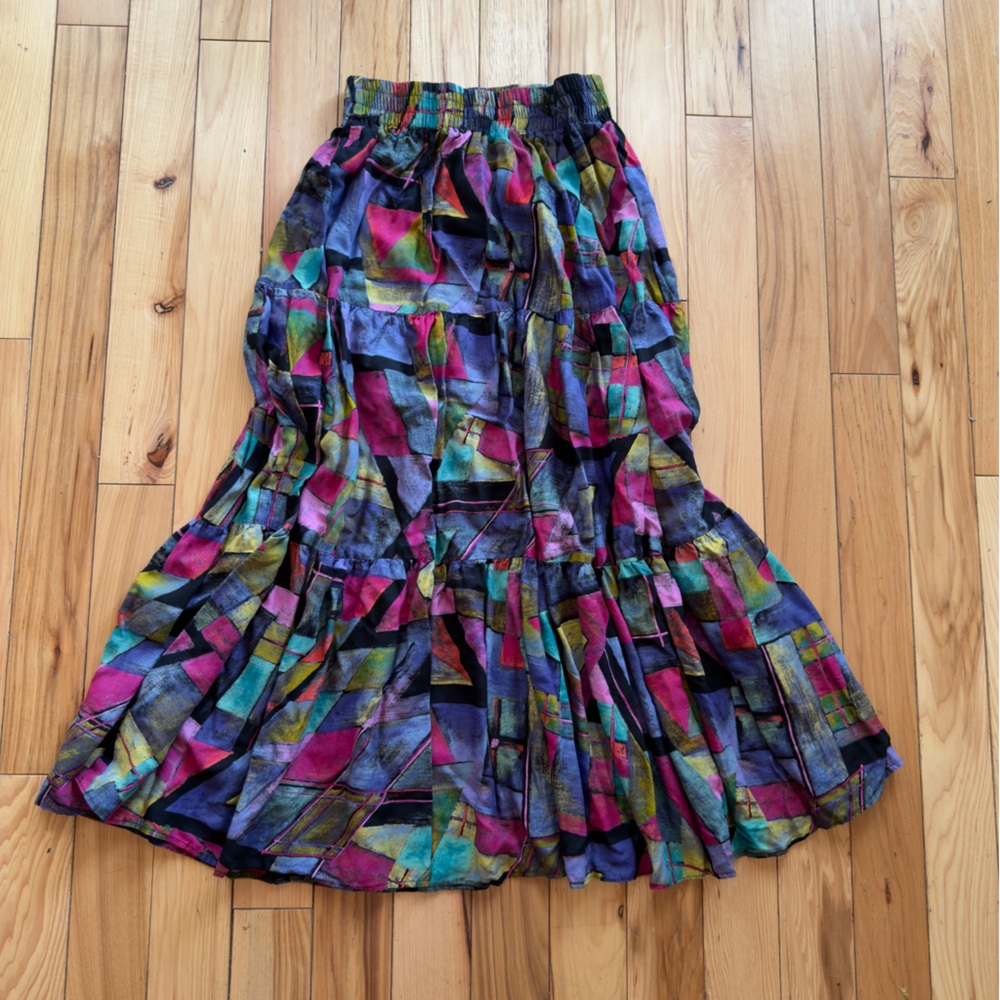 Colorful Geometric Women's Skirt